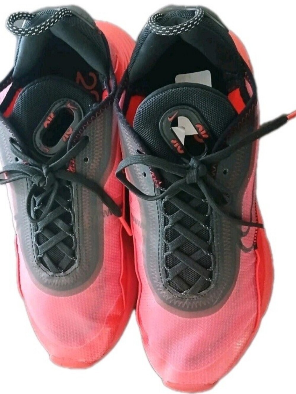 Nike Air Max 2090 Bred Red & Black Sneakers Men's Size:8 Basketball Shoes - Picture 7 of 11